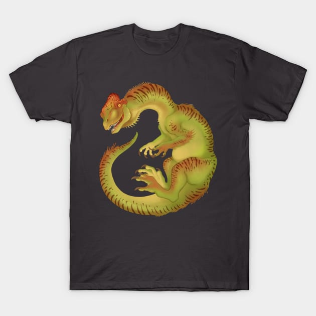 Dilophosaurus! T-Shirt by JFells